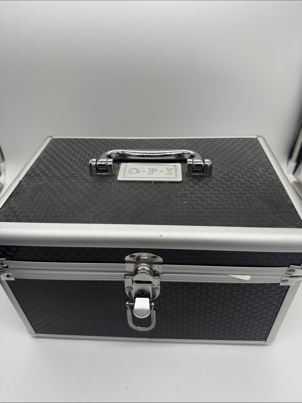 OPI Aluminum Locking Train Case Box Lot Polish OPI CND Sally Hansen Avoplex